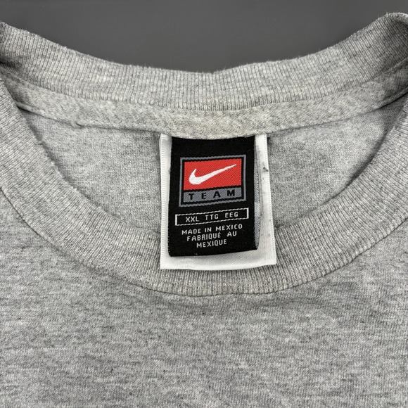 Vintage Nike Team Dallas Cowboys Graphic Print T-Shirt Sz 2XL Swoosh Grey Xxl - Picture 5 of 9